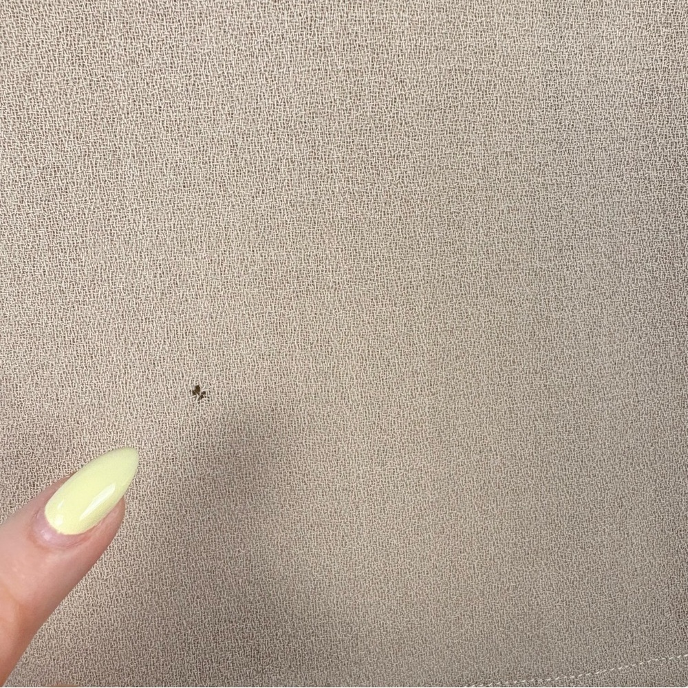 Chloé Beige A-Line Midi Skirt Button Back High Waist Size 42 - Picture 9 of 11